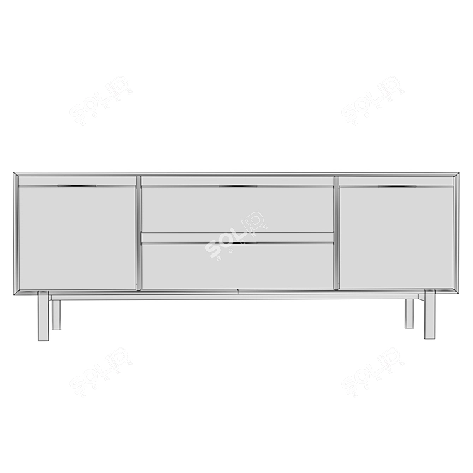 JP Line 6.0 Chest: Spacious, Stylish, Functional 3D model image 3