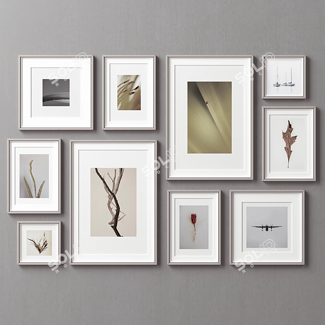 Versatile Picture Frame Set 3D model image 2