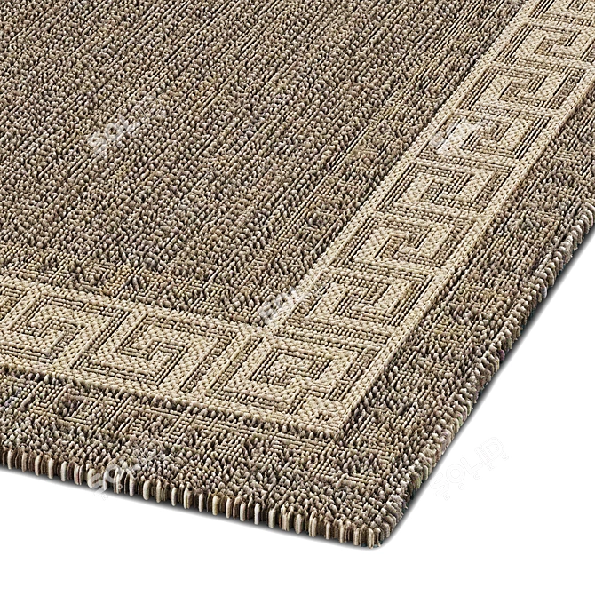 Title: Elegant Interior Rugs 3D model image 2