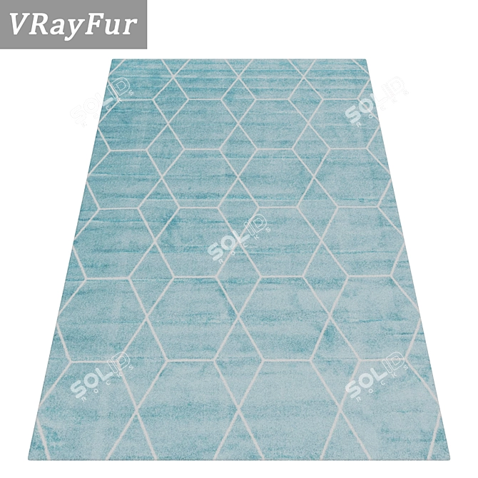 Luxury Carpet Set 1840 3D model image 2