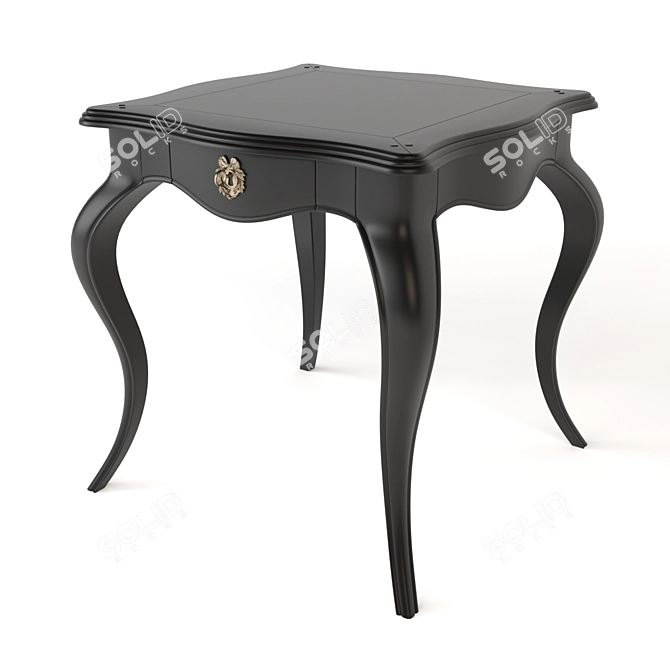 Montigny Square Side Table M821 3D model image 1