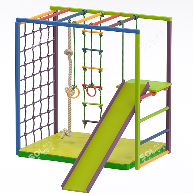 Kids Sports Corner 3D model image 1