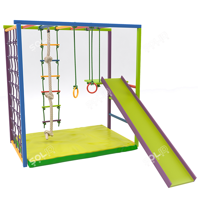 Kids Sports Corner 3D model image 3