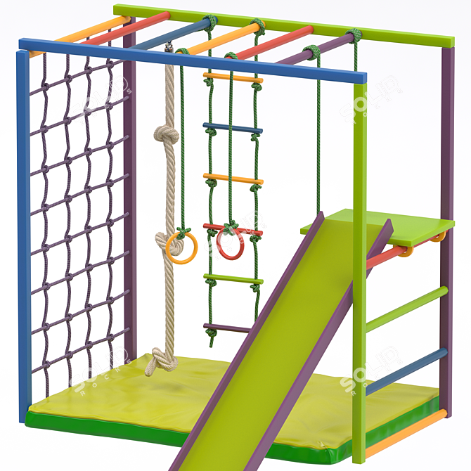 Kids Sports Corner 3D model image 4