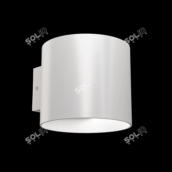 Modern Minimalistic Wall Lamp 3D model image 1