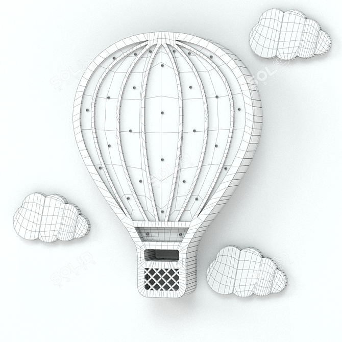 Magical Balloon Nightlight 3D model image 3