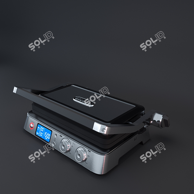 Delonghi Multigrill: Versatile, Efficient, Delicious 3D model image 3