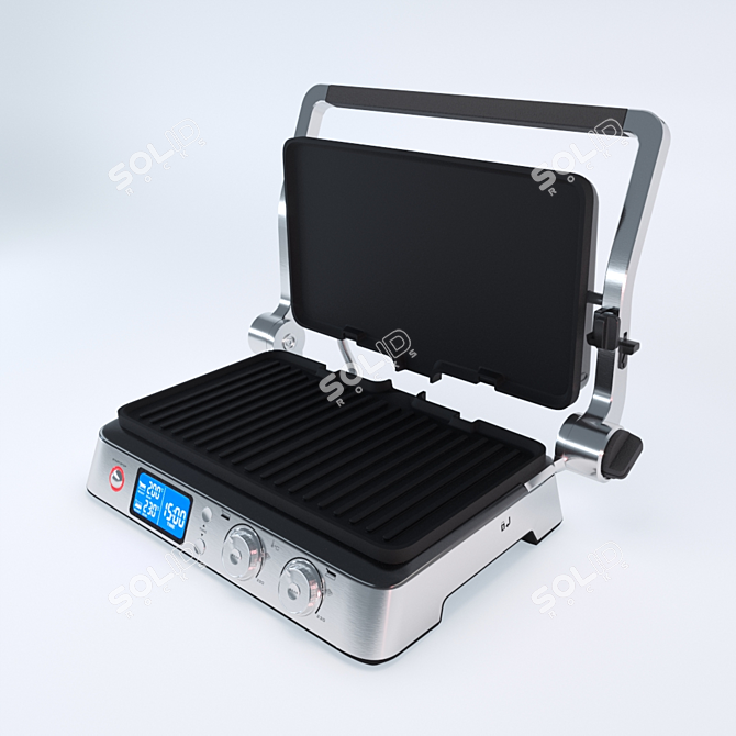 Delonghi Multigrill: Versatile, Efficient, Delicious 3D model image 4