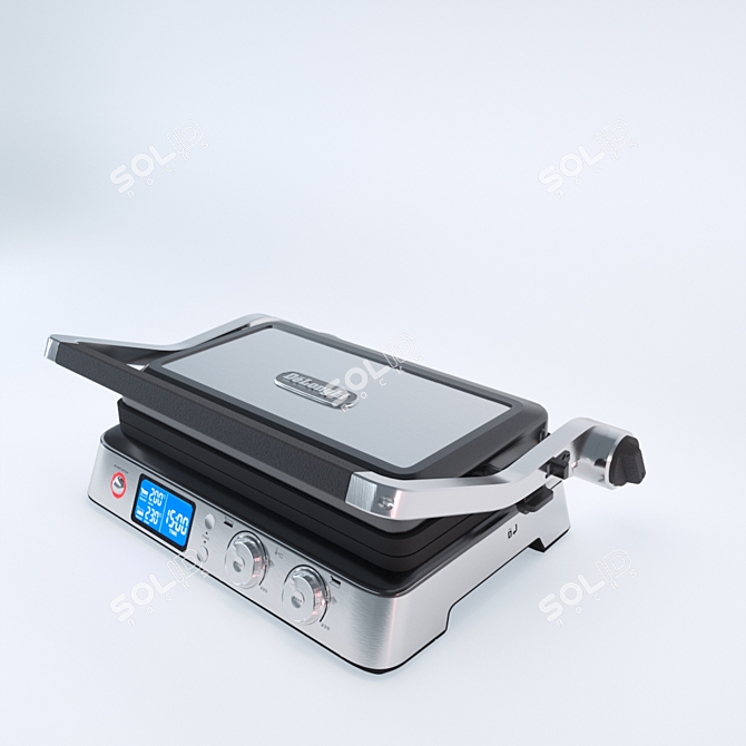 Delonghi Multigrill: Versatile, Efficient, Delicious 3D model image 6