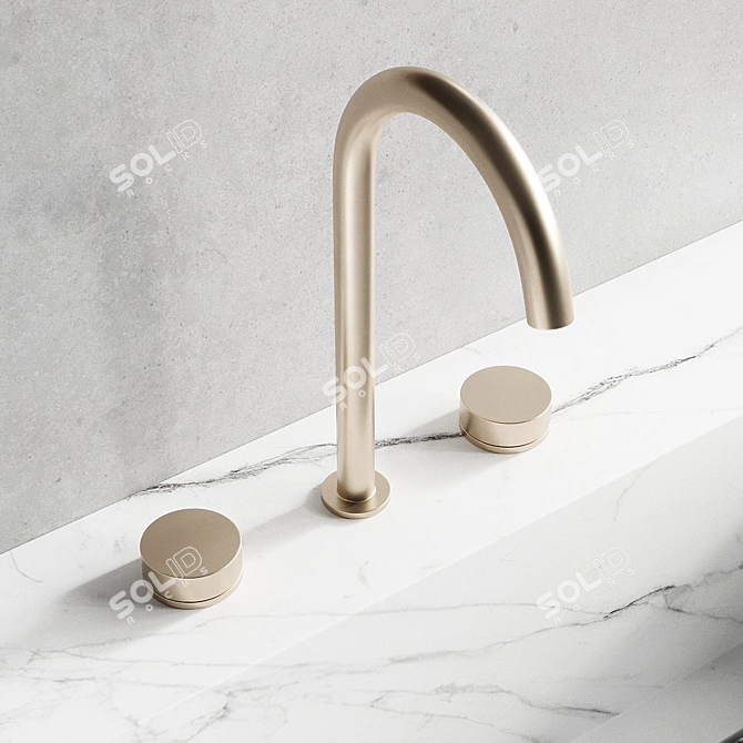 Italgraniti ACQUA C Set 2: Stylish Porcelain Stoneware Vanity Unit 3D model image 4