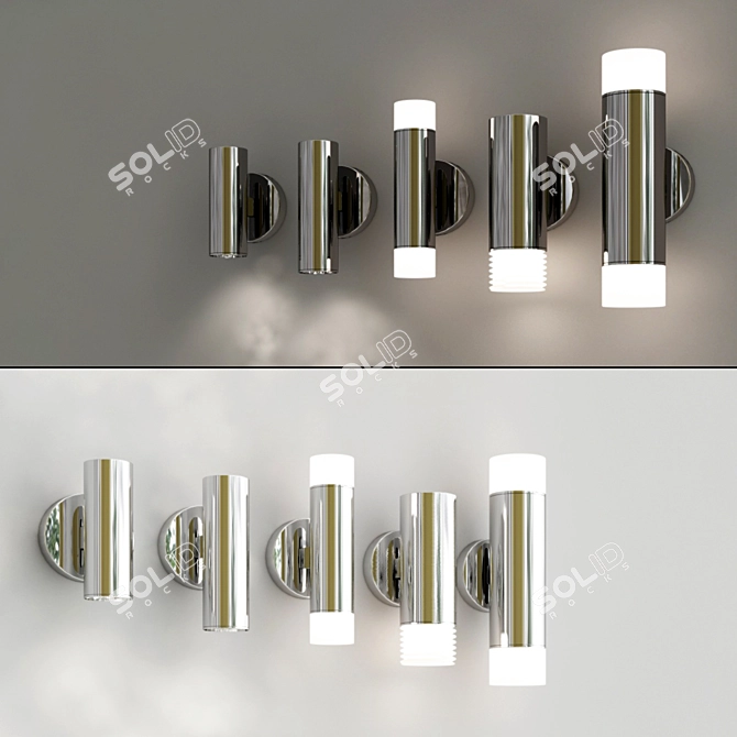 Sleek Illumination: ALC™ Wall Lamp 3D model image 5