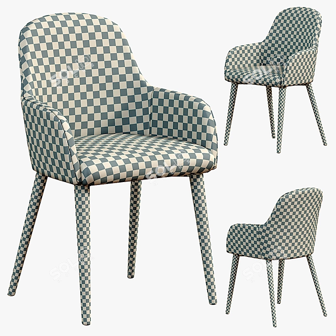 Modern Ergonomic OSCAR SIGNAL Chair 3D model image 4