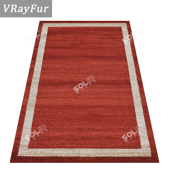 High-Quality Carpet Set 3D model image 2