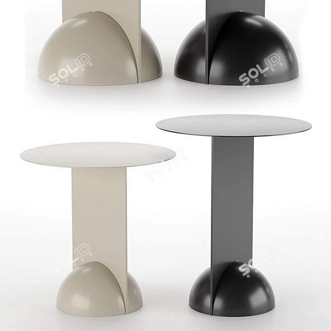 Bonaldo Combination Table Duo 3D model image 1