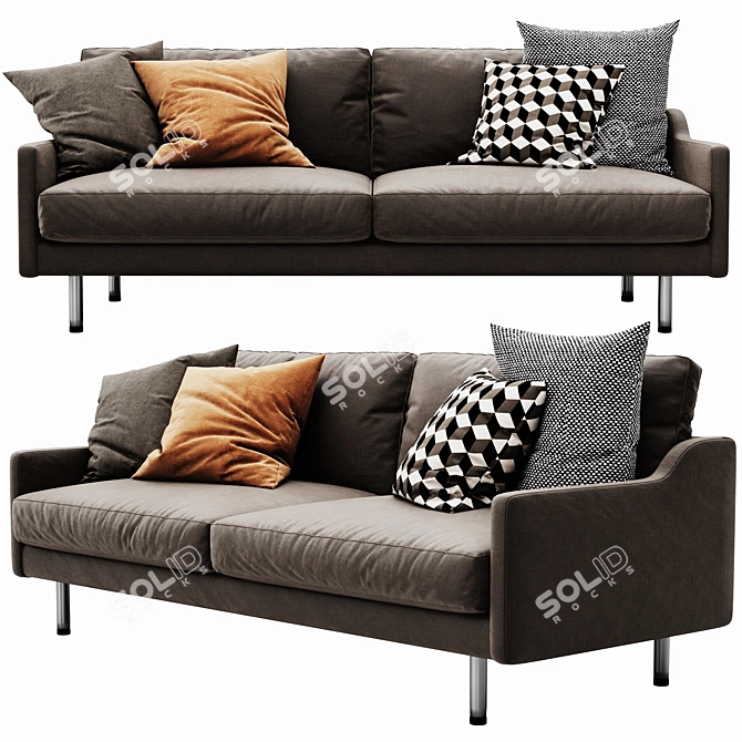 Sleek Leon Interface: 3D Model for 3DsMax & OBJ 3D model image 2