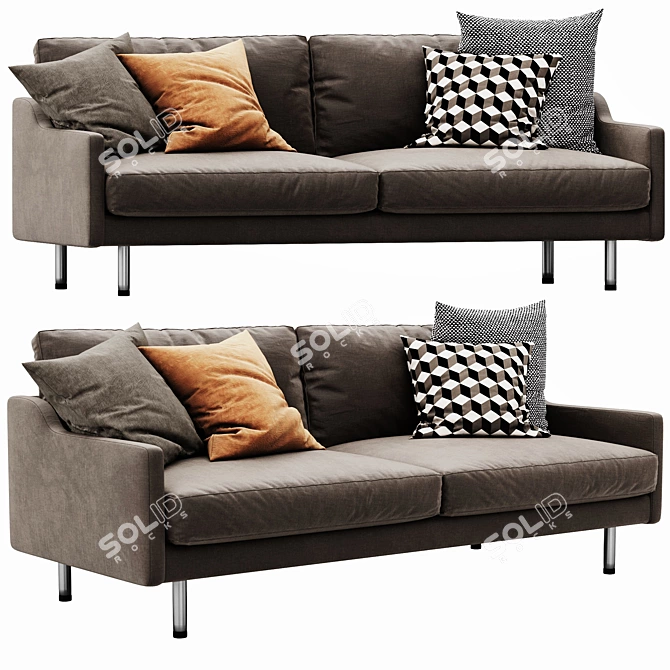 Sleek Leon Interface: 3D Model for 3DsMax & OBJ 3D model image 4