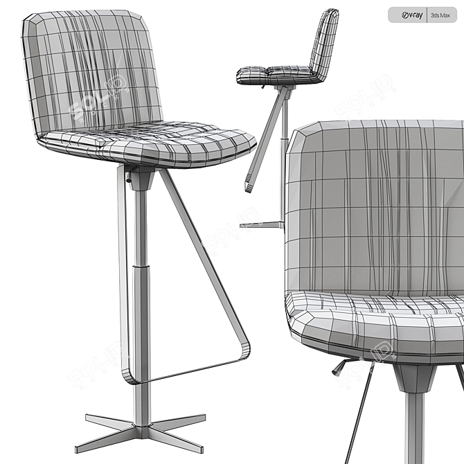 Modern Cattelan Italia Chair 3D model image 3