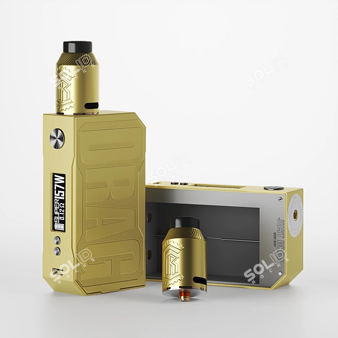 Voopoo Drag 157W + Reload RDA Kit: Ultimate Vape Combo! 3D model image 3