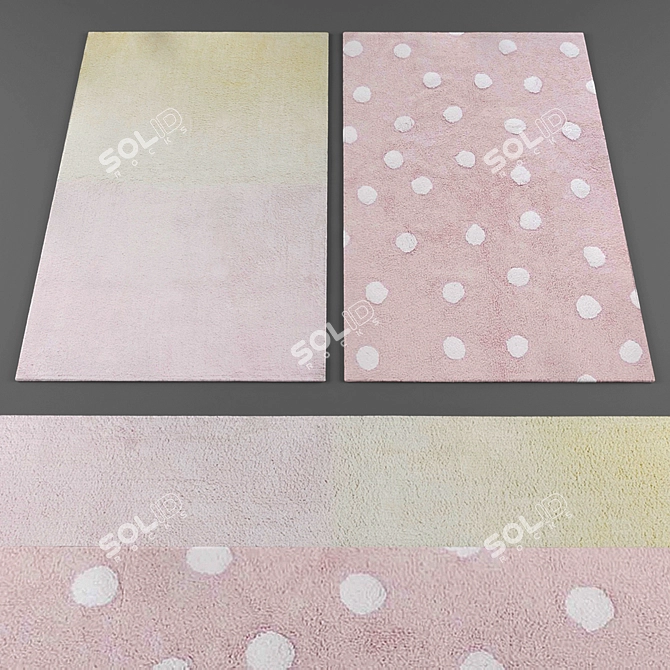 Kids Rugs Collection 3D model image 2