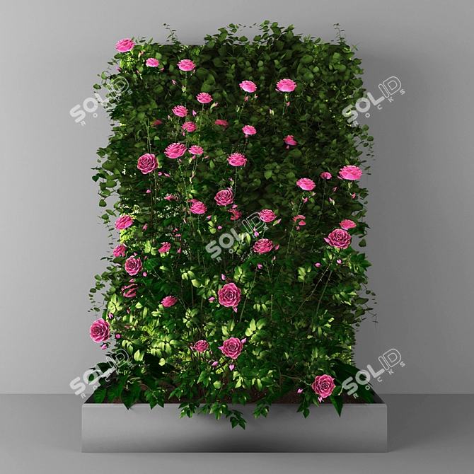 GreenWall 118: Vertical Garden Solution 3D model image 1