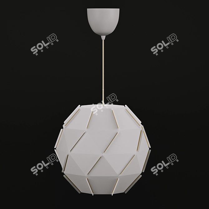 Cozy Lighting Pendant: SHÖPENNA IKEA 3D model image 2