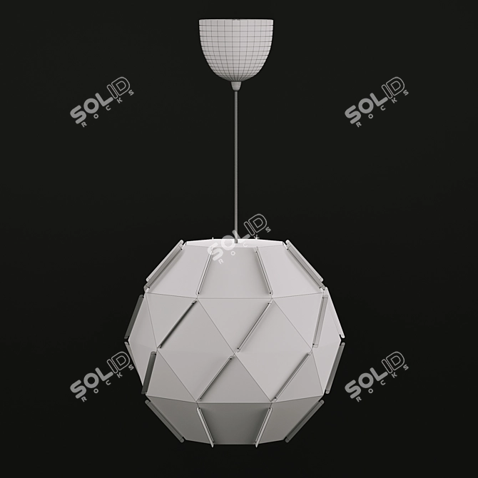 Cozy Lighting Pendant: SHÖPENNA IKEA 3D model image 3