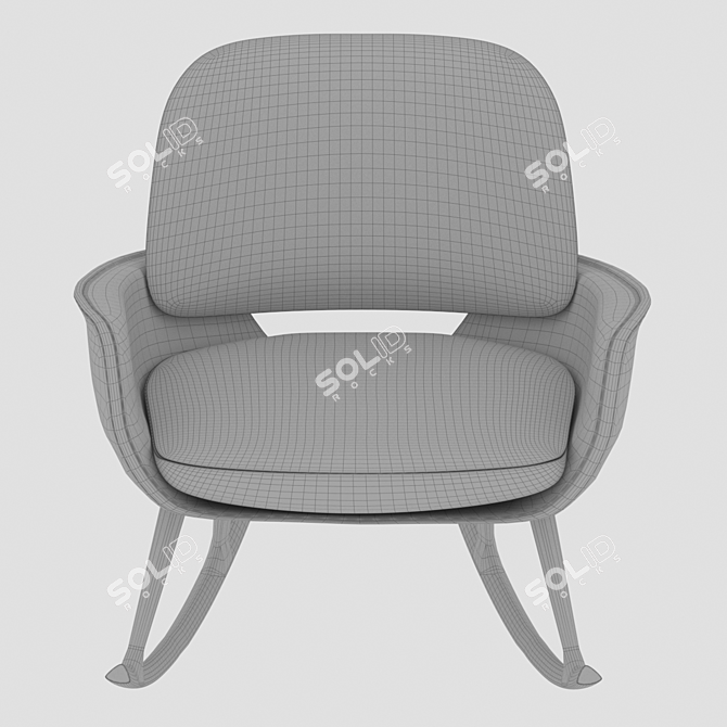 Elegant Martha Chair by Lazzeroni 3D model image 4