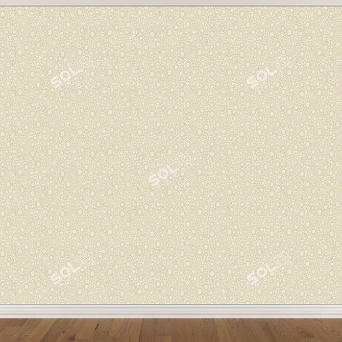 Seamless Wallpaper Set (3 Colors) 3D model image 3