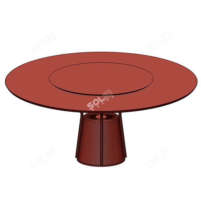 Round Marble Dining Table: BALLOON by Natevo 3D model image 3