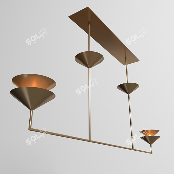 Volker Haug Studio Balanced Stack Lamp 3D model image 2