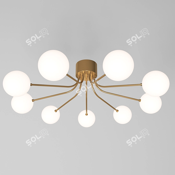 Orbit Chandelier: a Stunning Illumination 3D model image 1