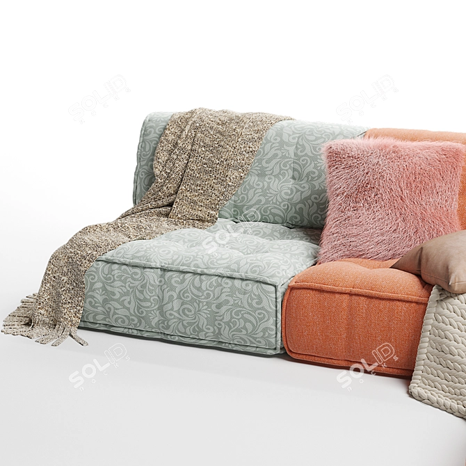 Urban Reema Sofa 3D model image 2