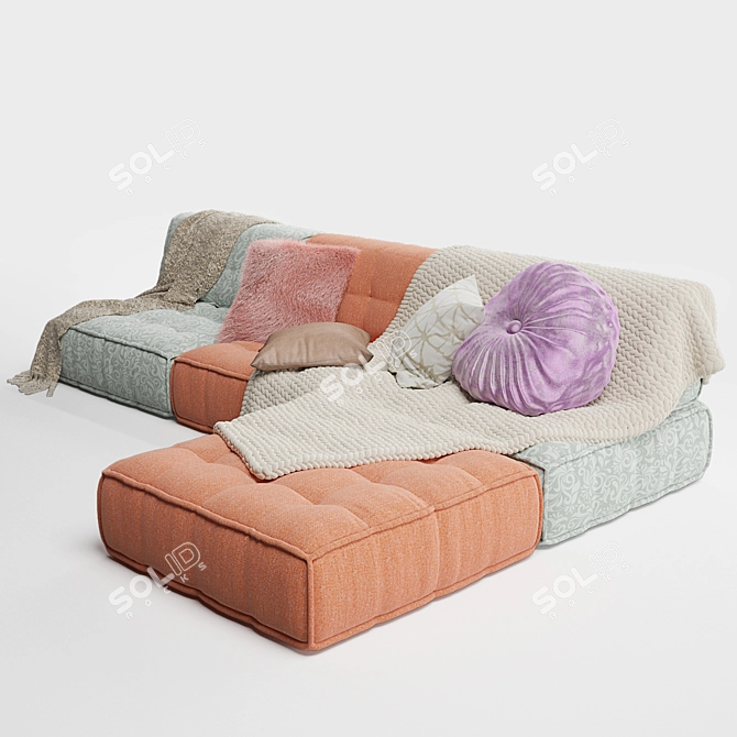 Urban Reema Sofa 3D model image 3