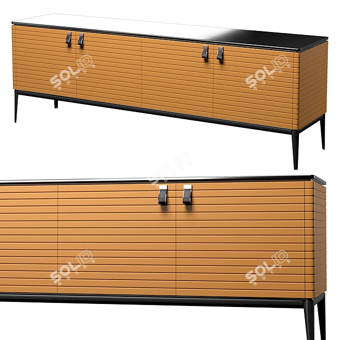Elegant Levanzo Design Sideboard 3D model image 1