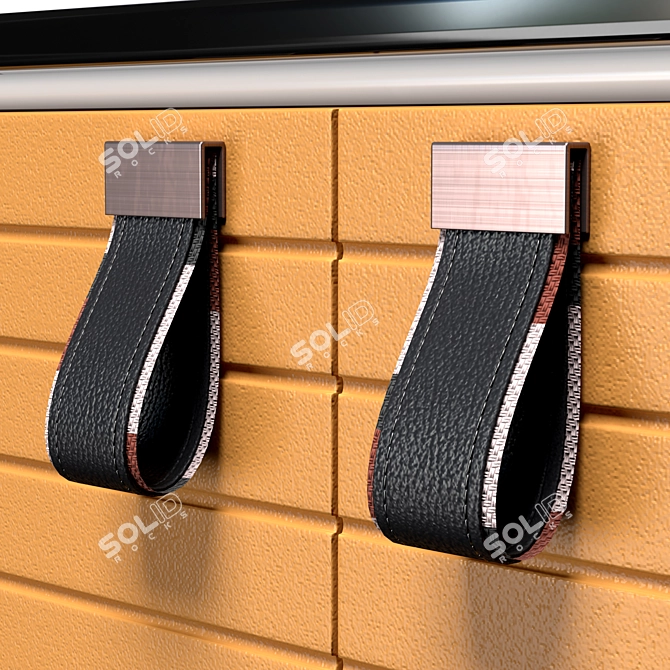 Elegant Levanzo Design Sideboard 3D model image 2