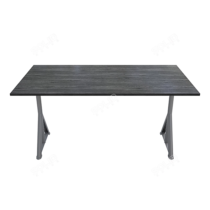 IDOSEN Height-Adjustable Computer Desk 3D model image 5