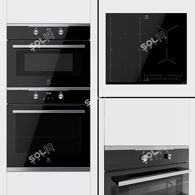 Electrolux Compact Oven & Hob 3D model image 1