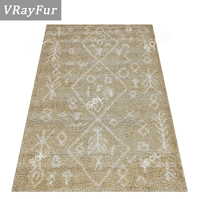 Versatile Carpets Set for Detailed Renderings 3D model image 2