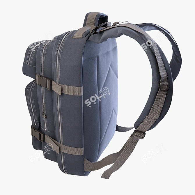 Realistic 3D Backpack Model 3D model image 3