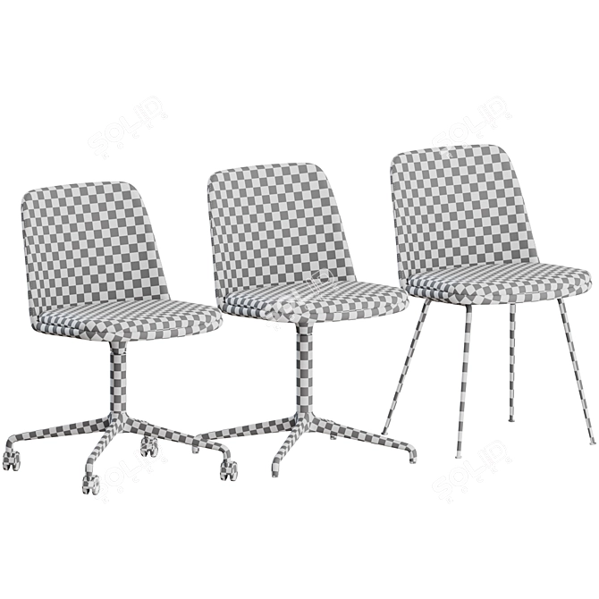 Rely Chair: Sleek and Stylish Seating Solution 3D model image 2