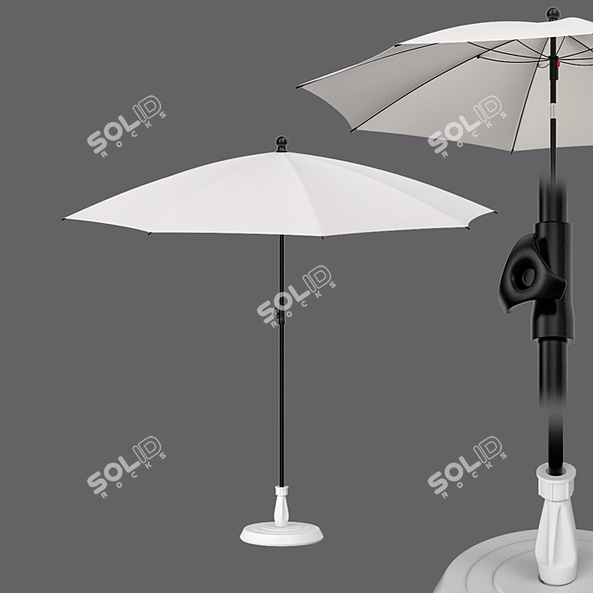 Smart Scandi Umbrella 3D model image 1