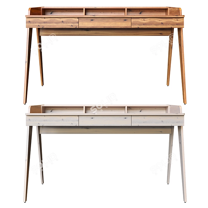 Sleek & Stylish Drommen Desk 3D model image 1