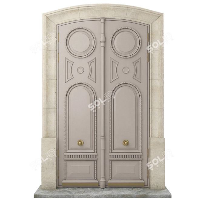 Classic Door 1600mm x 3000mm 3D model image 1