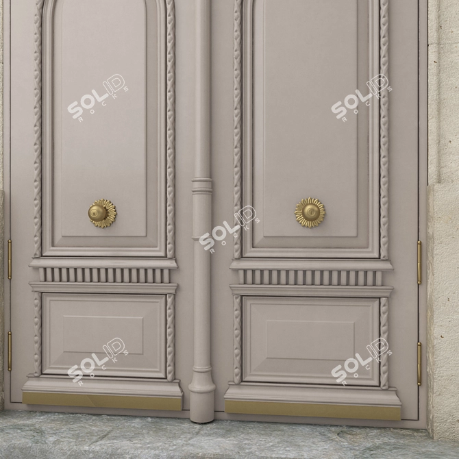 Classic Door 1600mm x 3000mm 3D model image 2