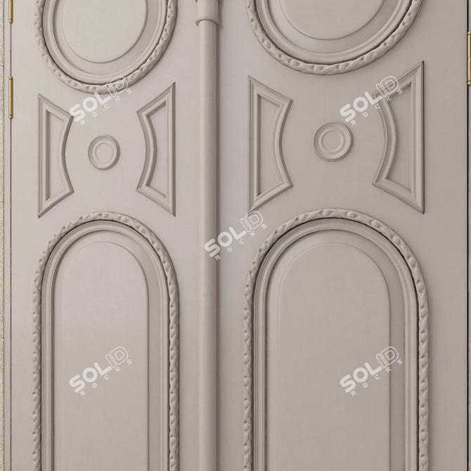 Classic Door 1600mm x 3000mm 3D model image 3