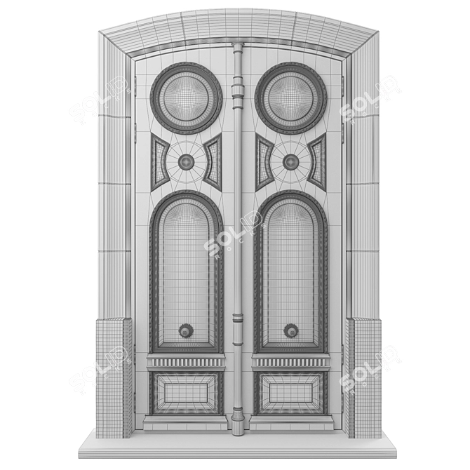 Classic Door 1600mm x 3000mm 3D model image 4