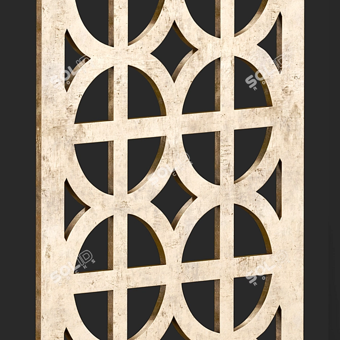 Decorative Panel Set: Beautifully Crafted and Versatile 3D model image 3