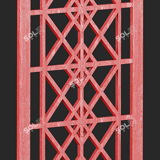 Decorative Panel Set: Beautifully Crafted and Versatile 3D model image 4