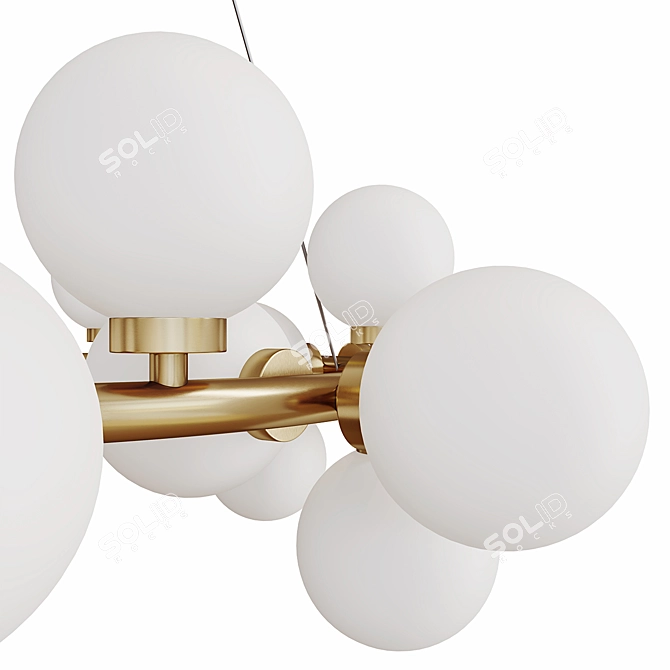 Garda Decor Sphere Ceiling Lamp 3D model image 3