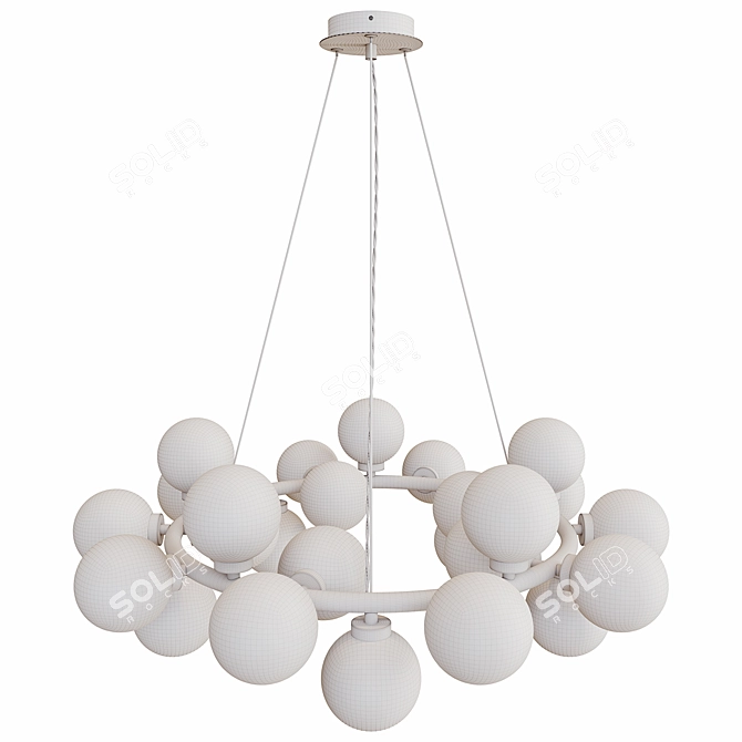 Garda Decor Sphere Ceiling Lamp 3D model image 4